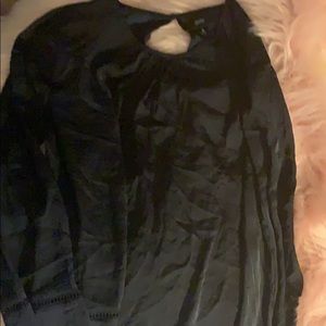 Mozzino blouse in navy blue long